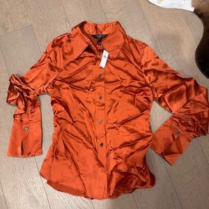 Banana Republic Silk Button Up